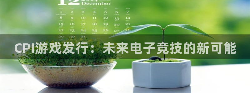 db电竞官网开户待遇：CPI游戏发行：未来电子竞技的新可能